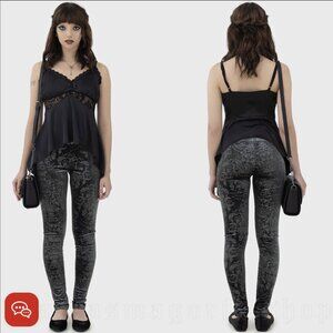 Killstar Lost Misery Leggings Size XL NWT!